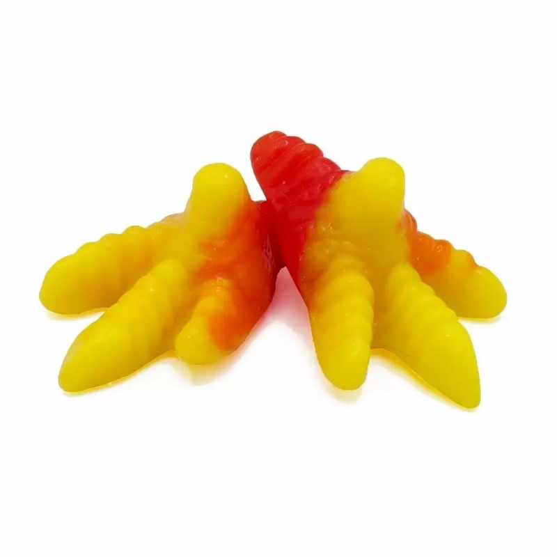 Chicken Feet Cherry Bakewell Pick & Mix Sweets Vidal 100g